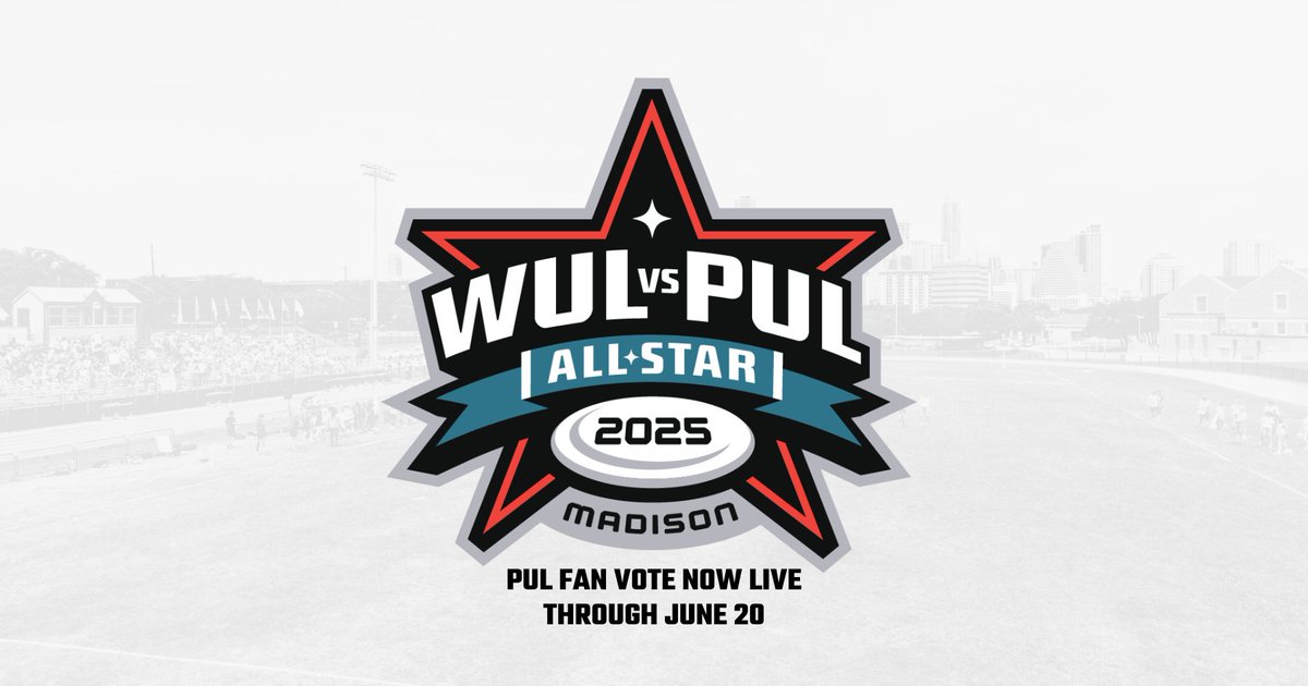 Fans have the opportunity to select the final seven players who will round out the PUL’s 18-person roster at the All-Star Game. 

✅ Voting closes TODAY: premierultimateleague.com/news/pul-allst… 

✈️ Want to contribute to travel costs for the team? Donate here: givebutter.com/allstar