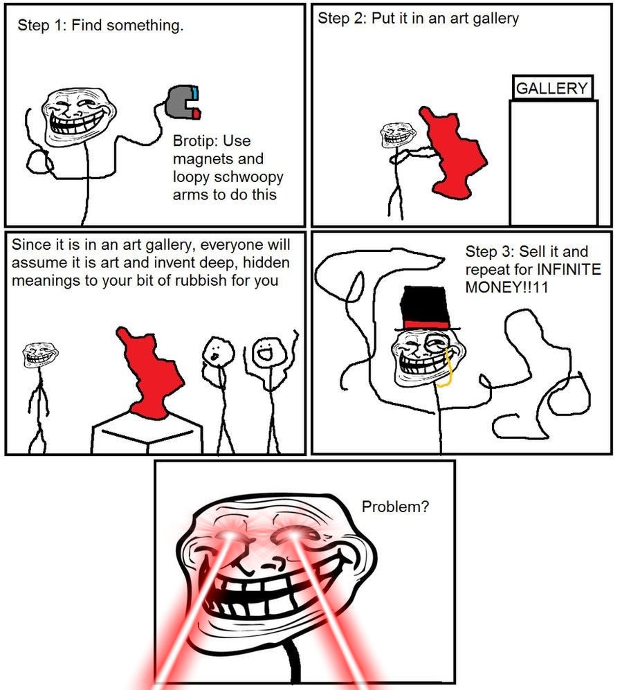 art and nfts explained by $troll science