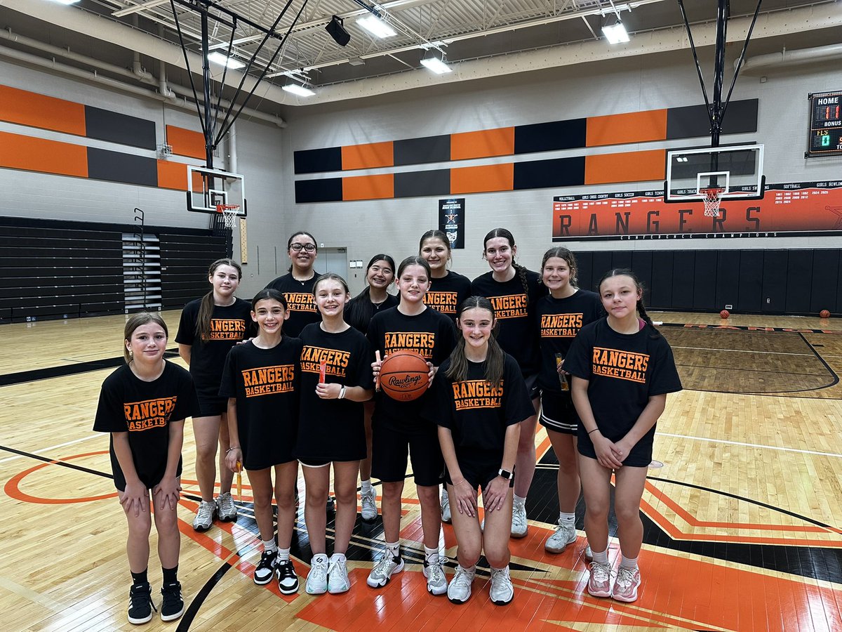 northgbball's tweet photo. Thank you to all the future lady rangers who came out to our camp this week! We had a blast! 🏀 #competeeveryday #RTR https://t.co/iB1WvWlH10