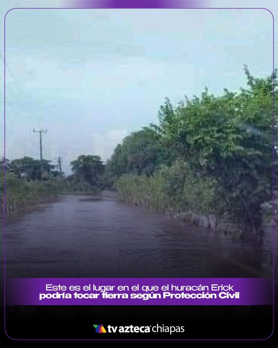 TVAztecaChiapas's tweet image. 🌧️🚨 ¡Ya se anticipa el lugar del impacto!
Protección Civil advierte cuál sería la zona más afectada por Erick.

Te contamos en este VIDEO:
aztecachiapas.com/este-es-el-lug…

#HuracánErick #LluviasMéxico #Clima2025 #PronósticoConagua #RiesgoCiclónico #AlertaMeteorológica