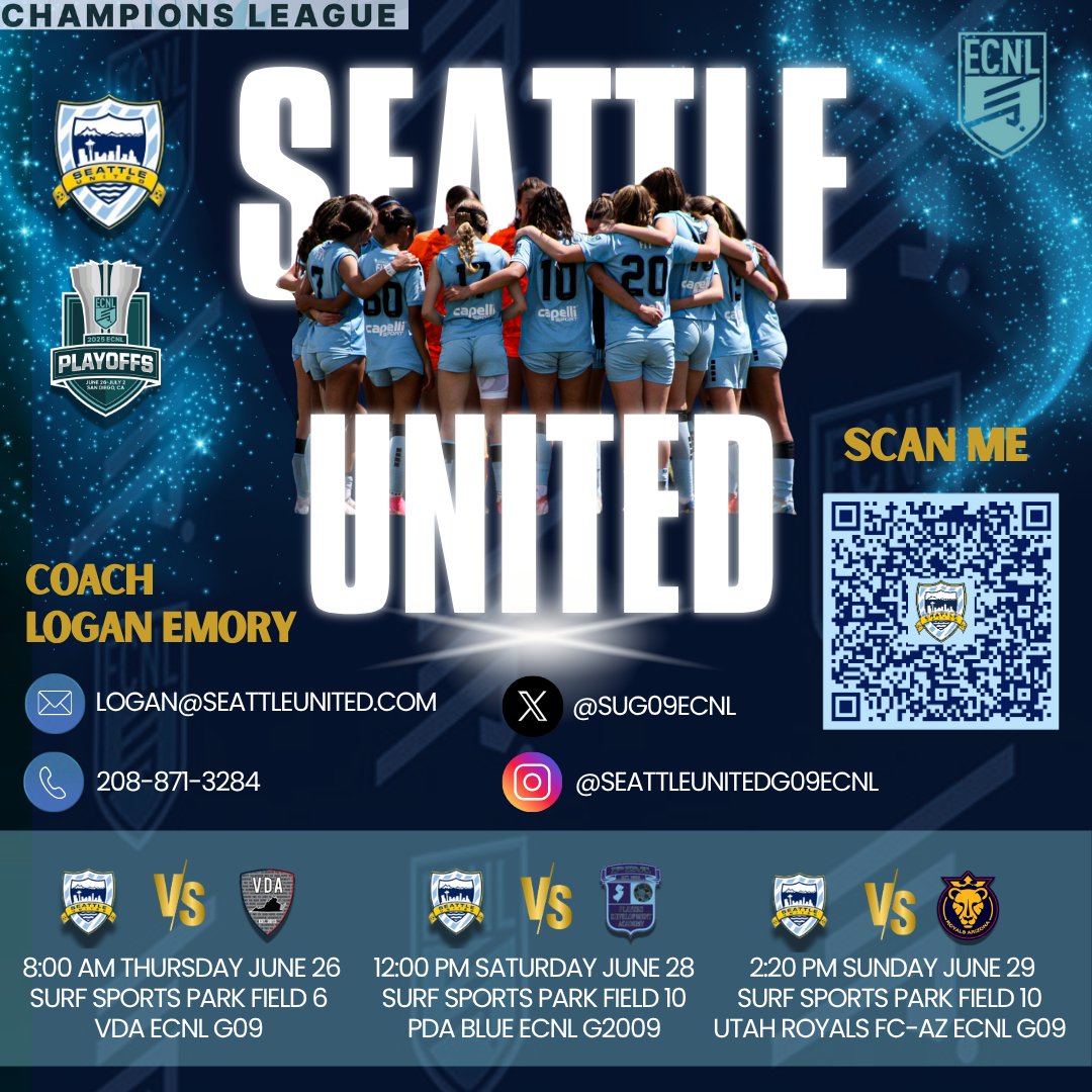 Seattle United G09 ECNL tweet media