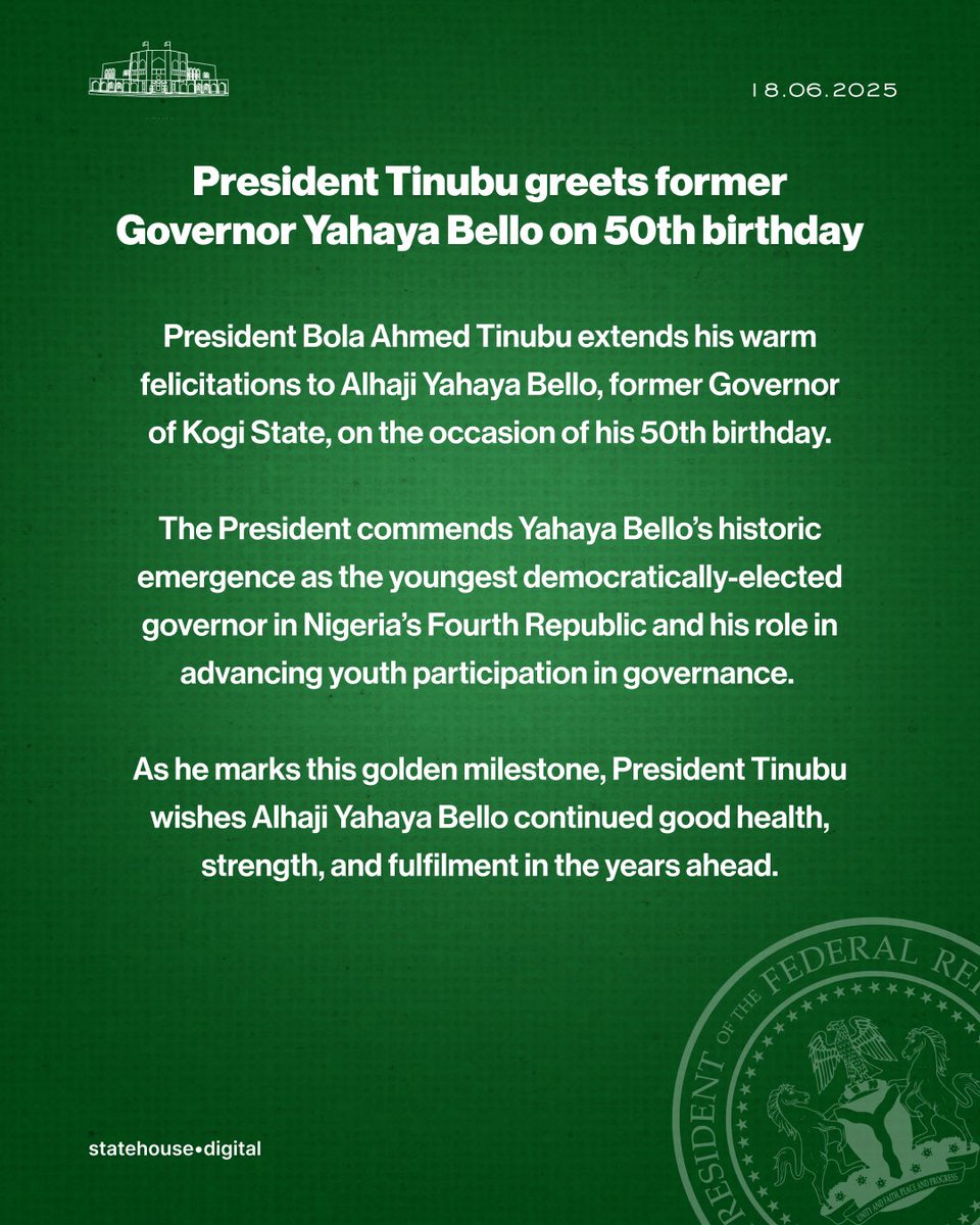 Presidency Nigeria tweet media