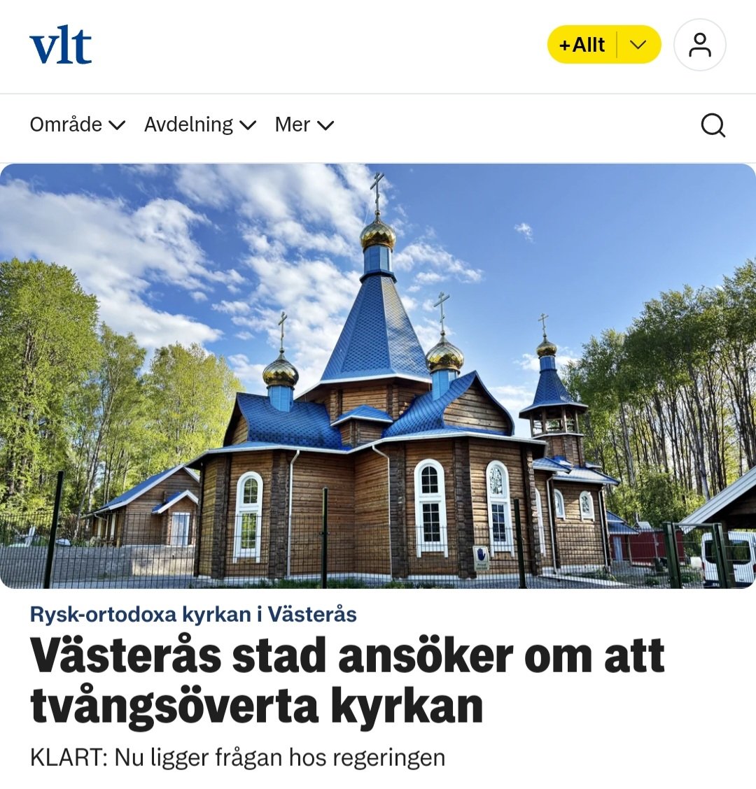 Idag tog ett enigt kommunfullmäktige ett nödvändigt beslut. 
Putin har inget i Västerås att hämta.