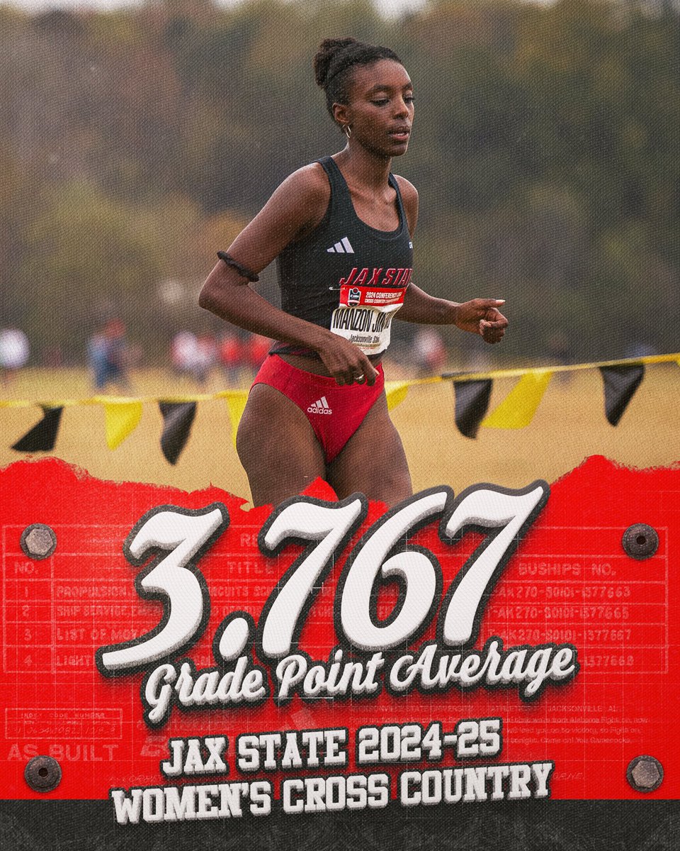 JaxStateXCTF's tweet image. The Gamecocks Get it Done 👏👏👏
🏃♀️ 3.8 WXC Team GPA
💨 3.6 WT&F Team GPA
📚 20 Total 4.0 GPA’s
#StayCocky 🐔 | #FearTheBeak 👌