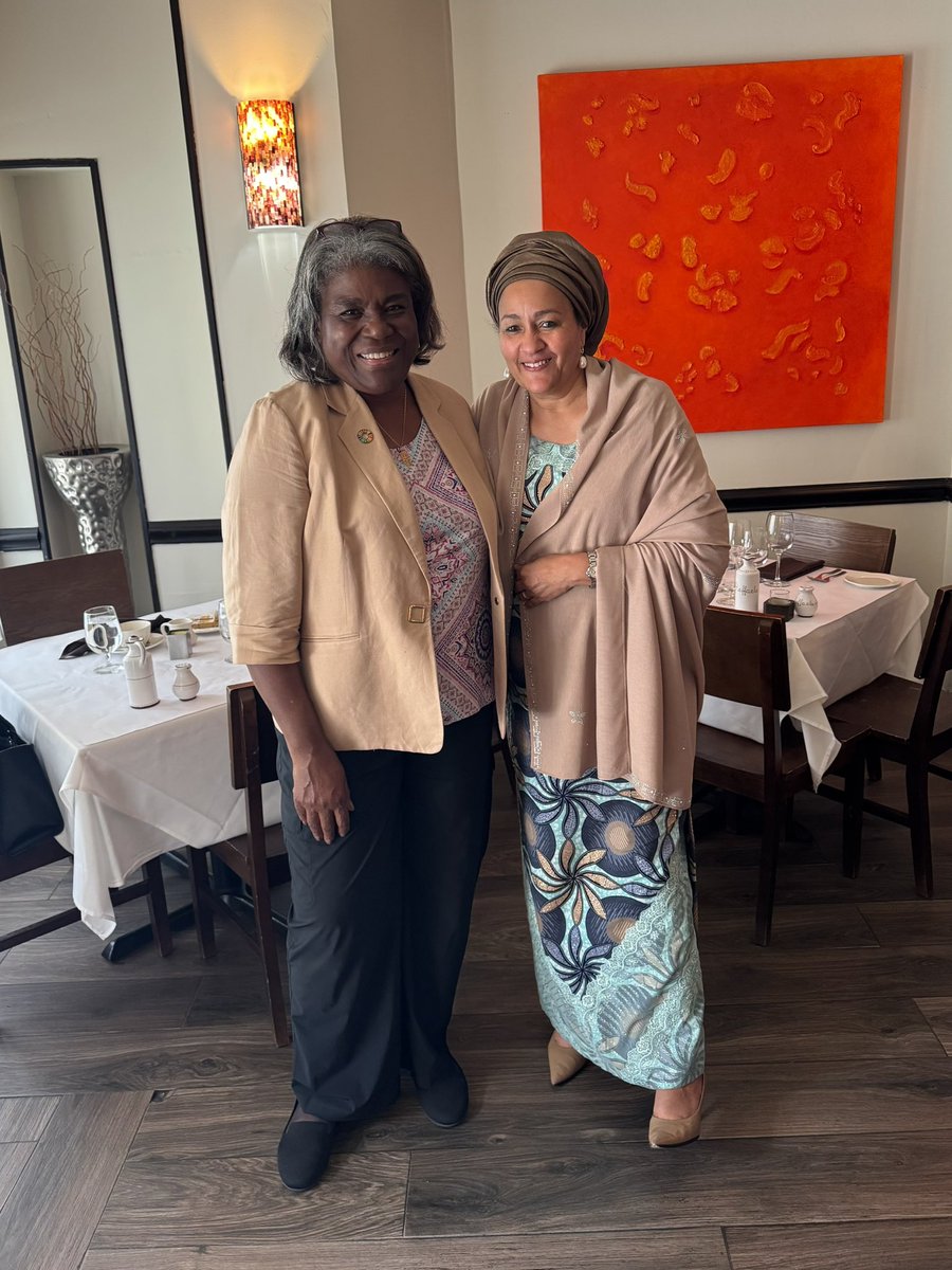 LindaT_G's tweet image. Thrilled to see @UN Deputy Secretary General @AminaJMohammed in New York. She is a tireless advocate for women and girls, the #SDGs and our world.