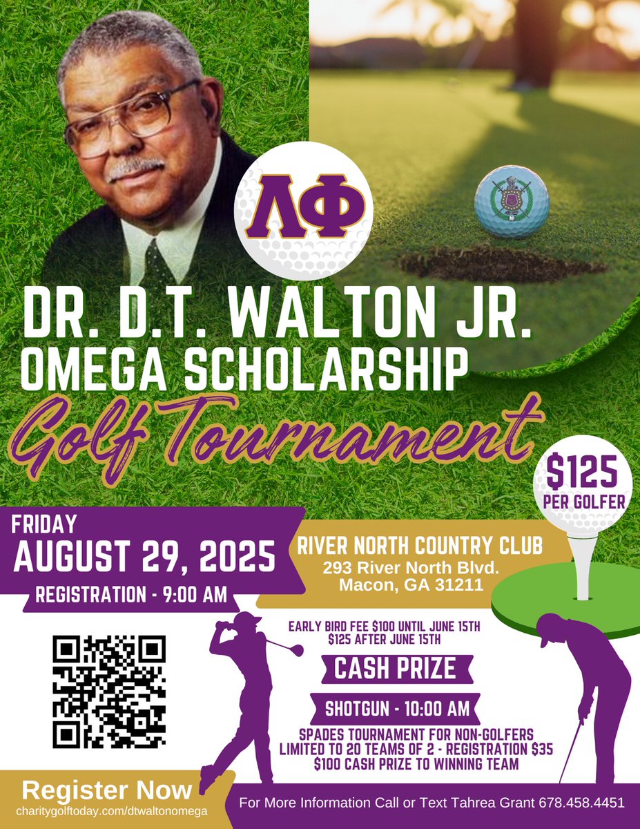 Earlybird discount extended to July 8th!! Don't miss out!! charitygolftoday.com/dtwaltonomega