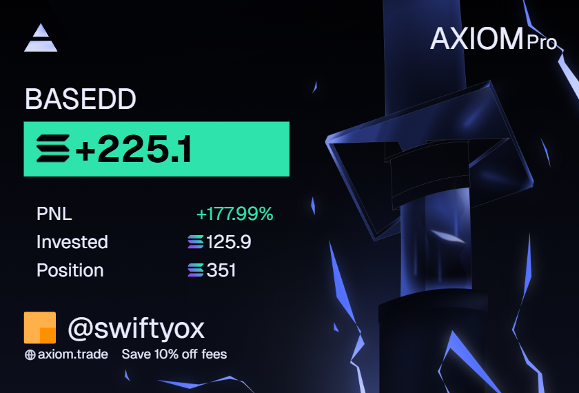 SwiftySled's tweet photo. I bought your fear in $baseddThank you kindly. https://t.co/1dK9TRRv7q