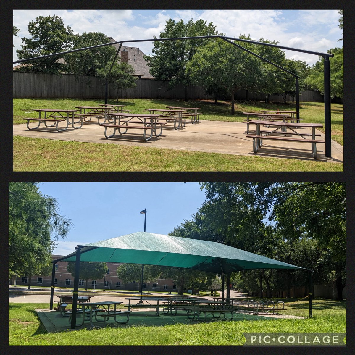 Remember when that spring storm tore off our canopy cover? Great news — thanks to your amazing support and generous donations to the EIS PTO, the canopy has been replaced and it's looking better than ever!
<a href="/EubanksDragons/">Eubanks Intermediate</a>