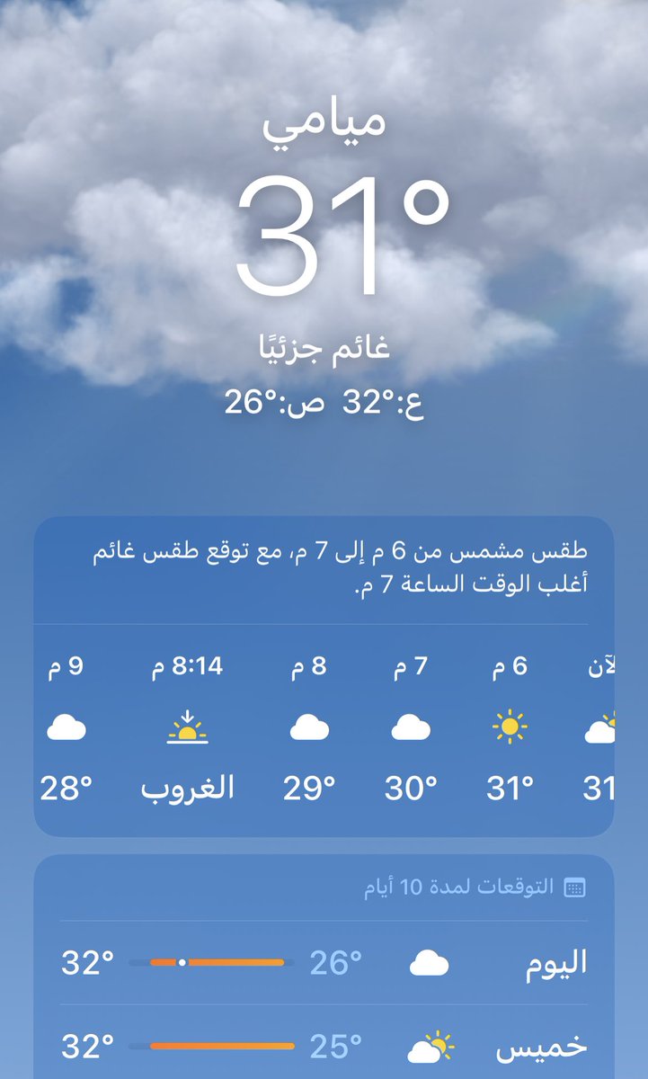يقولون الاجواء حارة واحنا متعودين على اجواء الرياض الرائعة وبالتاكيد لن نستطيع اللعب في اجواء مثل ميامي 😂😂
#الهلال_مدريد