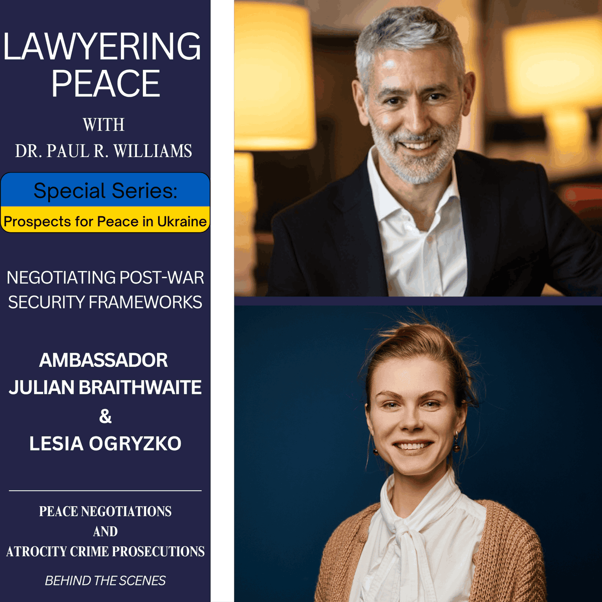 🛡️ New #LawyeringPeace episode!
In “A Post-War Security Framework for Ukraine: Negotiating Credible Guarantees”, @LesiaOgryzko &amp; Julian Braithwaite examine what it takes to construct a credible, future-oriented post-war security framework for Ukraine. youtu.be/ia9wLekHwCQ