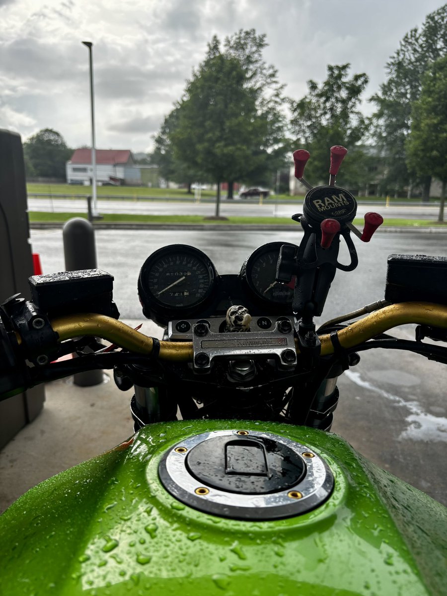 退院からの即雨☔