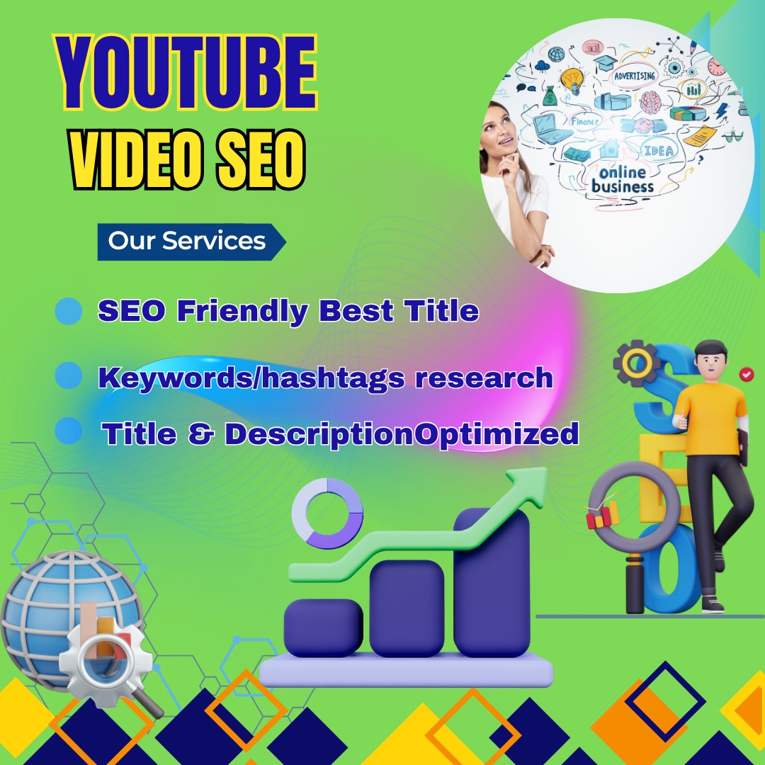 mst_repa's tweet image. Want your YouTube videos to rank higher, attract more viewers, and grow your channel? I&apos;m here to help!   ➡️ Visit Now: fiverr.com/s/384YZAB #videooptimized #StrongDescription #topkeywords #Keywordresearch #hashtagsresearch #YouTubeChannelGrowthSpecialist