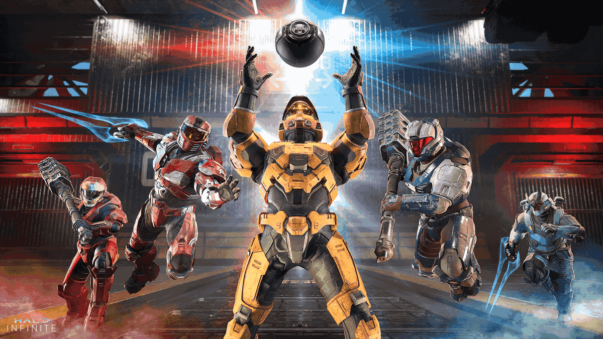 Lob, launch, and conquer 💥 

Grifball’s in full swing with Classic and Thruster-equipped Octane modes, available in both default and third-person views across ten new arenas. 

🏈 aka.ms/Grifball

#OperationLegacy