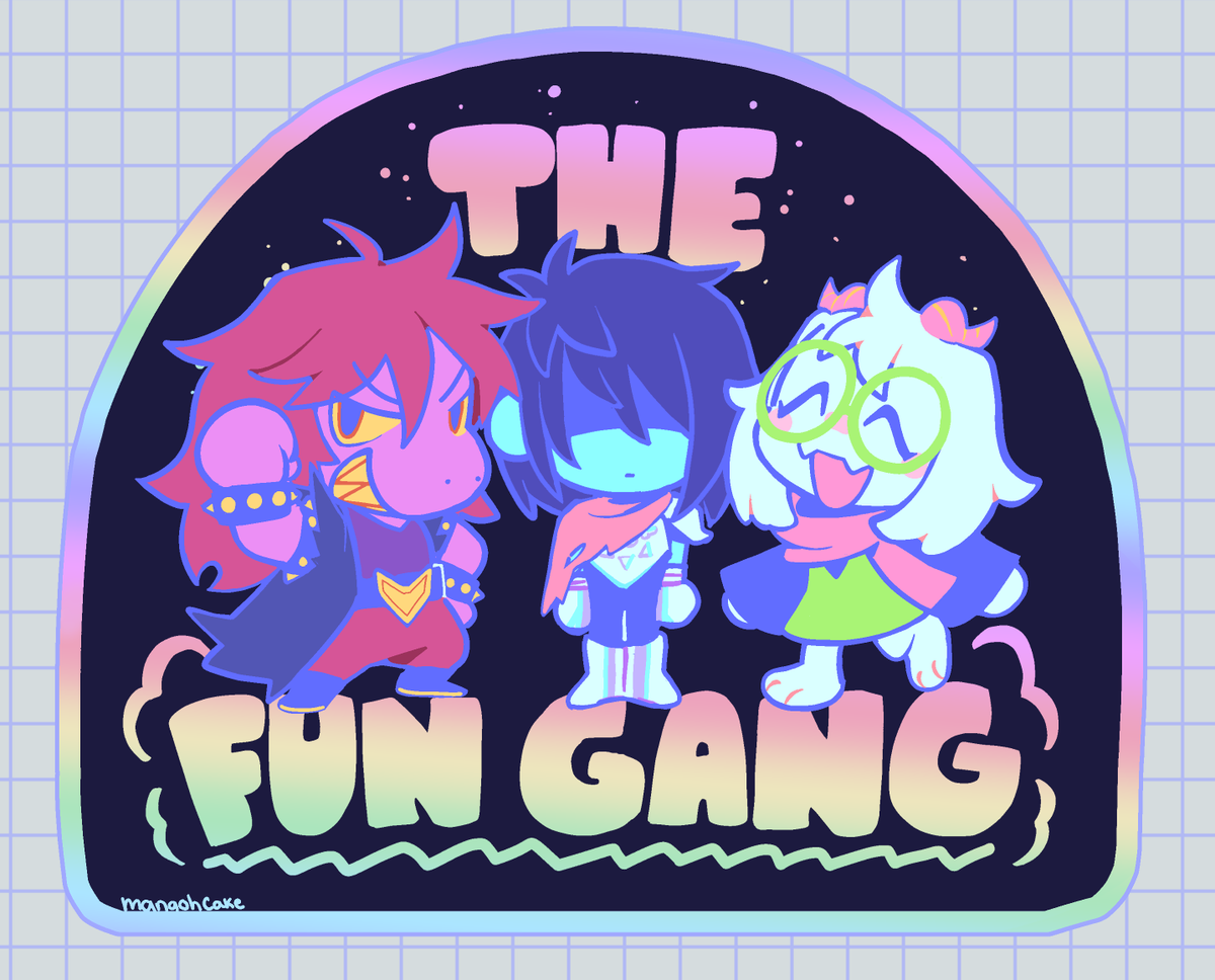 「fun gang :)」|mangohのイラスト
