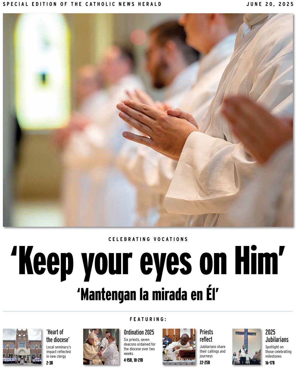 Our latest edition has a special section full of coverage of our recent ordinations and milestone anniversaries: catholicnewsherald.com/home-page/curr…