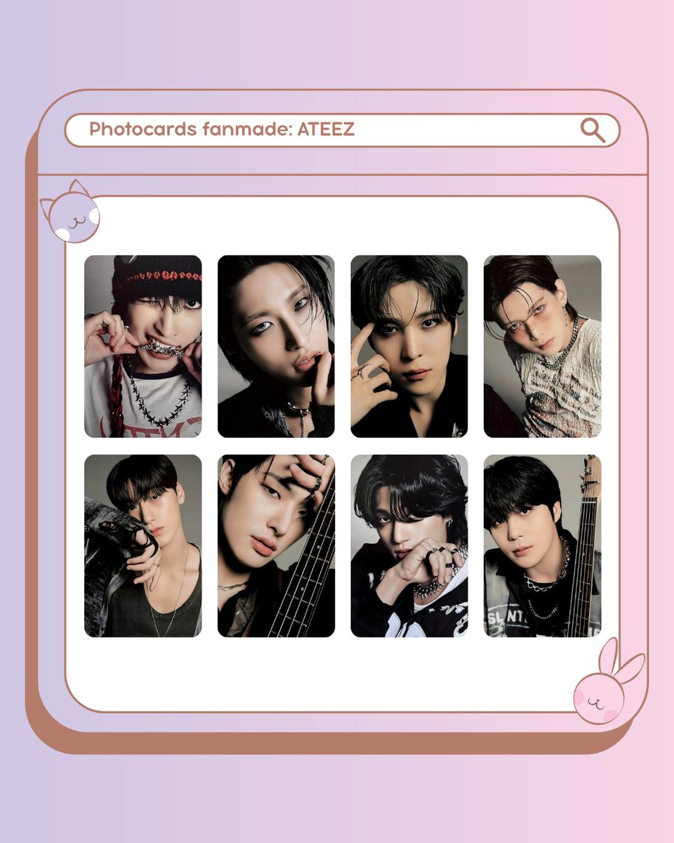 sanhwastore's tweet photo. ♡ ATINYs ♡

A SANHWA STORE chegou com photocards fanmade do ATEEZ

E o melhor: enviamos para o Brasil inteiro! 📦✨Corre para garantir os seus!

#ATEEZ #ATINY #FanmadePhotocard #hongjoong #seonghwa #yunho #yeosang #san #mingi #wooyoung #jongho https://t.co/IDQxN6O11c