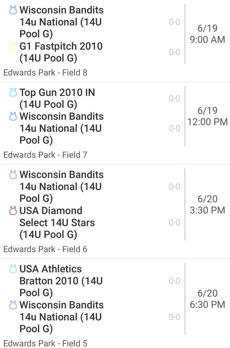 Schedule for the next 2 days in Scenic City!