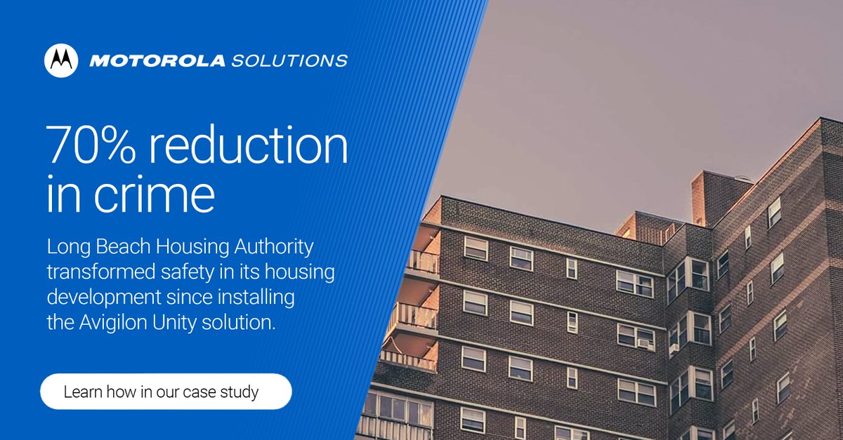 💥 70% drop in crime. One game-changing upgrade. 🏘️

AI-powered analytics from Avigilon Unity helped the Long Beach Housing Authority strengthen community safety—with smarter video security and real results.

This is the power of AI in action. bit.ly/4neiRq6