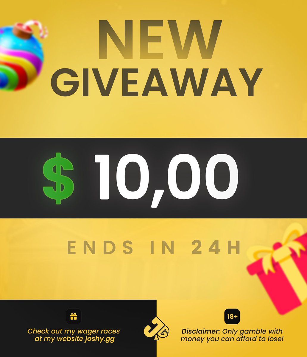 🎁$10 for random RT

👉Sign up on roobet today : roobet.com/?ref=joshy

👉Check our bi-weekly $5000 Roobet leaderboard : joshy.gg

#giveaway #roobet