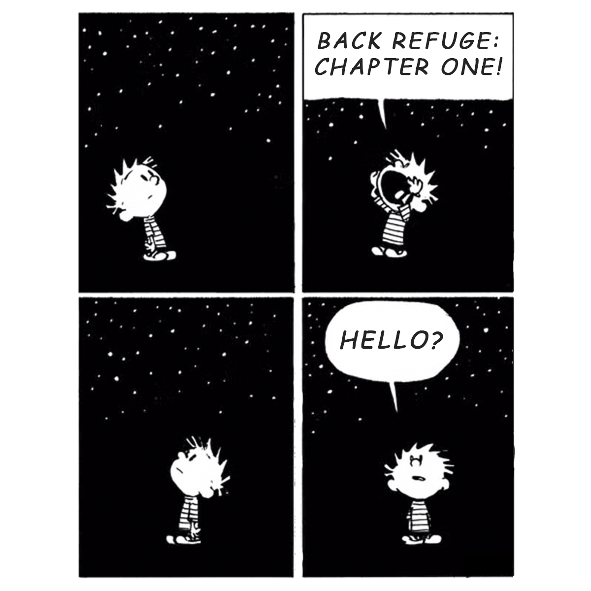 Only 8 days left to make it happen!

We could use your help so join us as we shout into the void!

Then back the book linked in the comments below👇