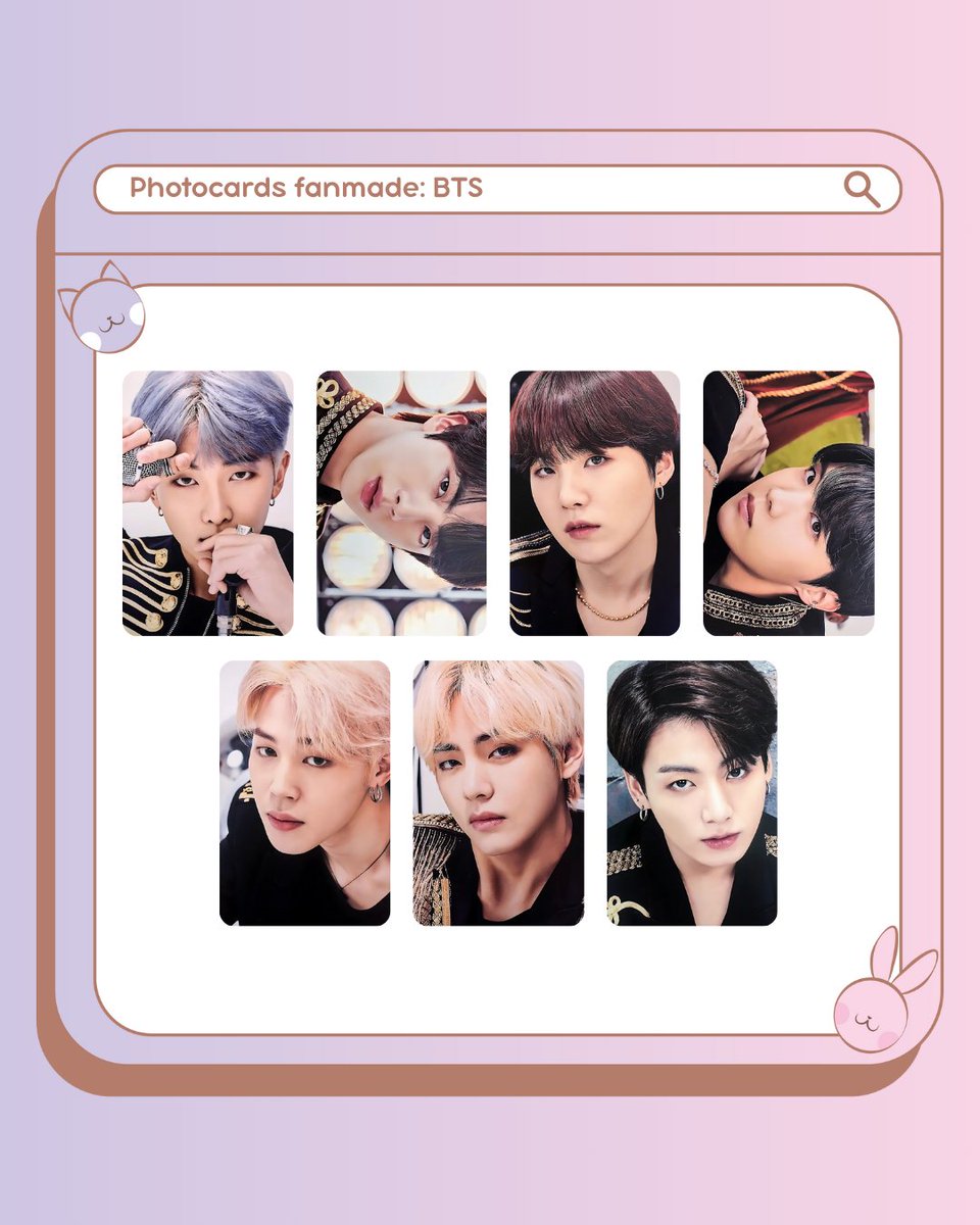 sanhwastore's tweet photo. ♡ ARMYs ♡

A SANHWA STORE chegou com photocards fanmade do BTS

E o melhor: enviamos para o Brasil inteiro! 📦✨Corre para garantir os seus!

#BTS #ARMY #FanmadePhotocard #rm #jin #suga #jhope #jimin #v #jungkook https://t.co/OvwcyntmtM