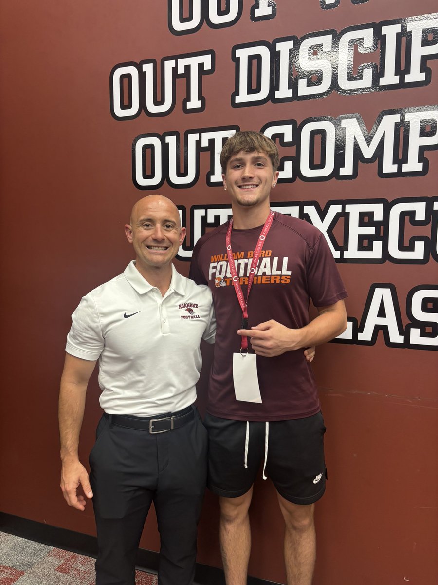 Tate Kotz (@tatekotz) on Twitter photo I had a great visit today <a href="/RoanokeFB/">Roanoke College Football</a> Thank you <a href="/CoachGiancola/">Mike Giancola</a> <a href="/CoachSprad_3/">Tony Spradlin</a> <a href="/DeReHicks/">Dere Hicks</a> for having me up and can’t wait to be back soon! <a href="/Coach_Ferrick/">Mitch Ferrick</a> <a href="/BryanStiney/">Coach Stiney</a> <a href="/CoachBradLutz/">Coach Brad Lutz</a> <a href="/CoachAMitch/">Andrew Mitchell</a> I had a great visit today <a href="/RoanokeFB/">Roanoke College Football</a> Thank you <a href="/CoachGiancola/">Mike Giancola</a> <a href="/CoachSprad_3/">Tony Spradlin</a> <a href="/DeReHicks/">Dere Hicks</a> for having me up and can’t wait to be back soon! <a href="/Coach_Ferrick/">Mitch Ferrick</a> <a href="/BryanStiney/">Coach Stiney</a> <a href="/CoachBradLutz/">Coach Brad Lutz</a> <a href="/CoachAMitch/">Andrew Mitchell</a>