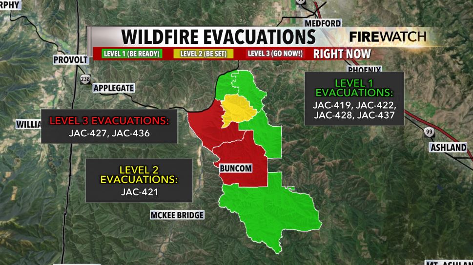 KDRV's tweet image. An additional Level 3 &apos;GO NOW&apos; evacuation has been ordered for zone JAC-436.

An additional Level 1 &apos;BE READY&apos; evacuation has been ordered for zone JAC-437.

LEVEL 3 (GO NOW!): JAC-427, JAC-436
LEVEL 2 (BE SET): JAC-421
LEVEL 1 (BE READY): JAC-419, JAC-422, JAC-428, JAC-437