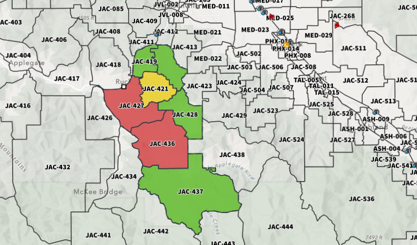 JacksonCountyOR's tweet image. Level 3 - GO NOW / Nivel 3 ¡VAYASE AHORA! - Upper Applegate Fire
2025-06-18 15:01:15 PDT

JCSO has issued a Level 3 - GO NOW! Evacuate immediately for JAC-436 in the area of 2000 block Upper Applegate

Level 3 - GO NOW means Leave Immediately! There is extreme danger in your…