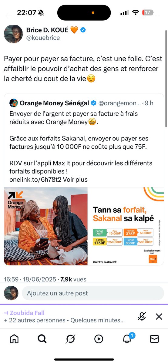 Le 1er tweet était il y a 9h. 
Le 2nd il y a 4h.
N’essaie meme pas de me faire dire du faux.