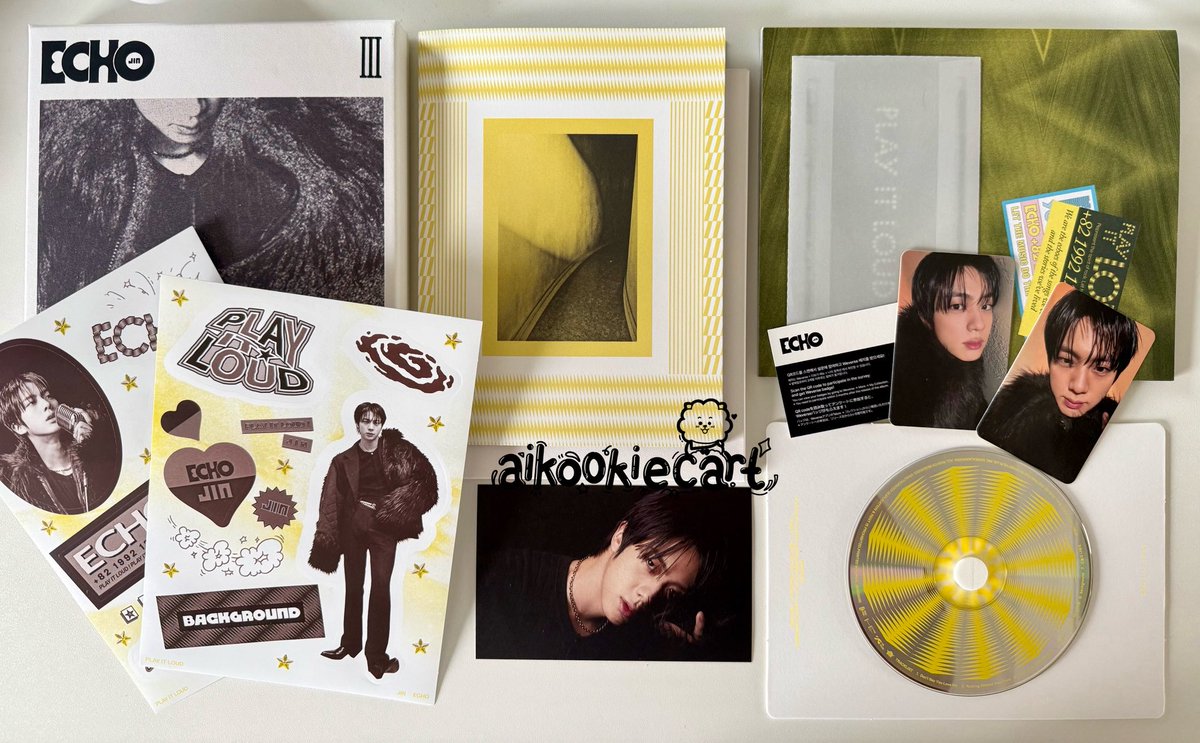 aikookiecart's tweet photo. 「 💌┊@weverseshop 」

✨ Jin's ECHO album set✨

#JinECHO
#JinSoloAlbum
#AKCBuys https://t.co/f2jAmJ7zZV