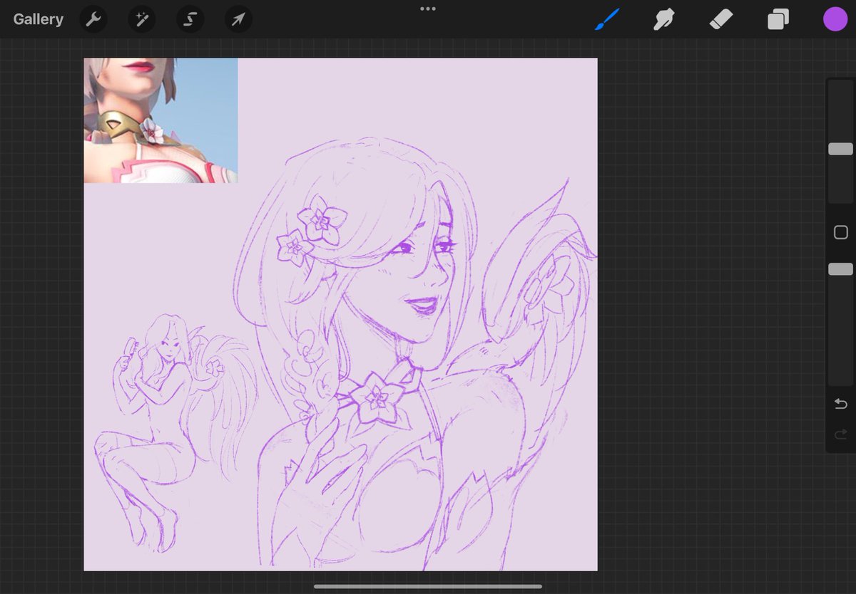 hmmande's tweet image. mercy wip :D
