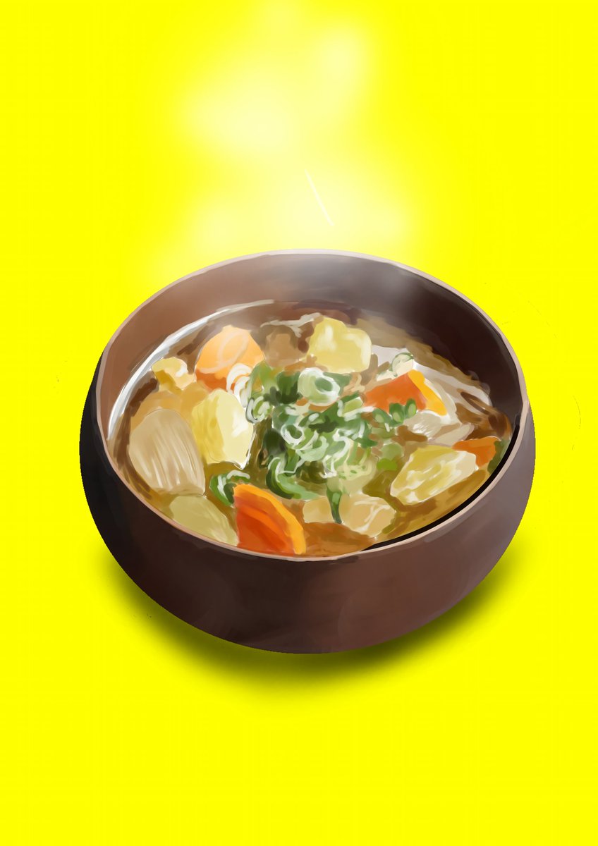6uxtT's tweet image. おはようございます🌅
暑いのでお味噌汁をどうぞ🍲

『夏バテ対策に水分、塩分、ミネラルが補給でき、味噌に含まれる善玉菌や食物繊維が腸内環境を整え、大豆たんぱく質が疲労回復を助けます』

だそうですよ〜

私はじゃがいものお味噌汁が好きです💗
#夏バテ防止 
#イラスト
#ワンドロ