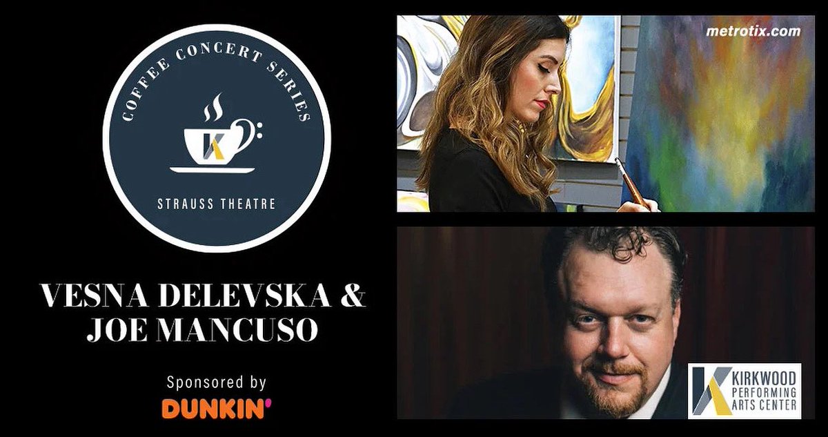 Join me on July 8th at the Kirkwood Performing Arts Center for "Brushstrokes &amp; Blue Notes"! I'll be painting live while Joe Mancuso and Confluence Jazz perform. Enjoy coffee and donuts from Dunkin' Donuts. 

Get tickets here: metrotix.com/events/detail/…

 #LivePainting #Jazz