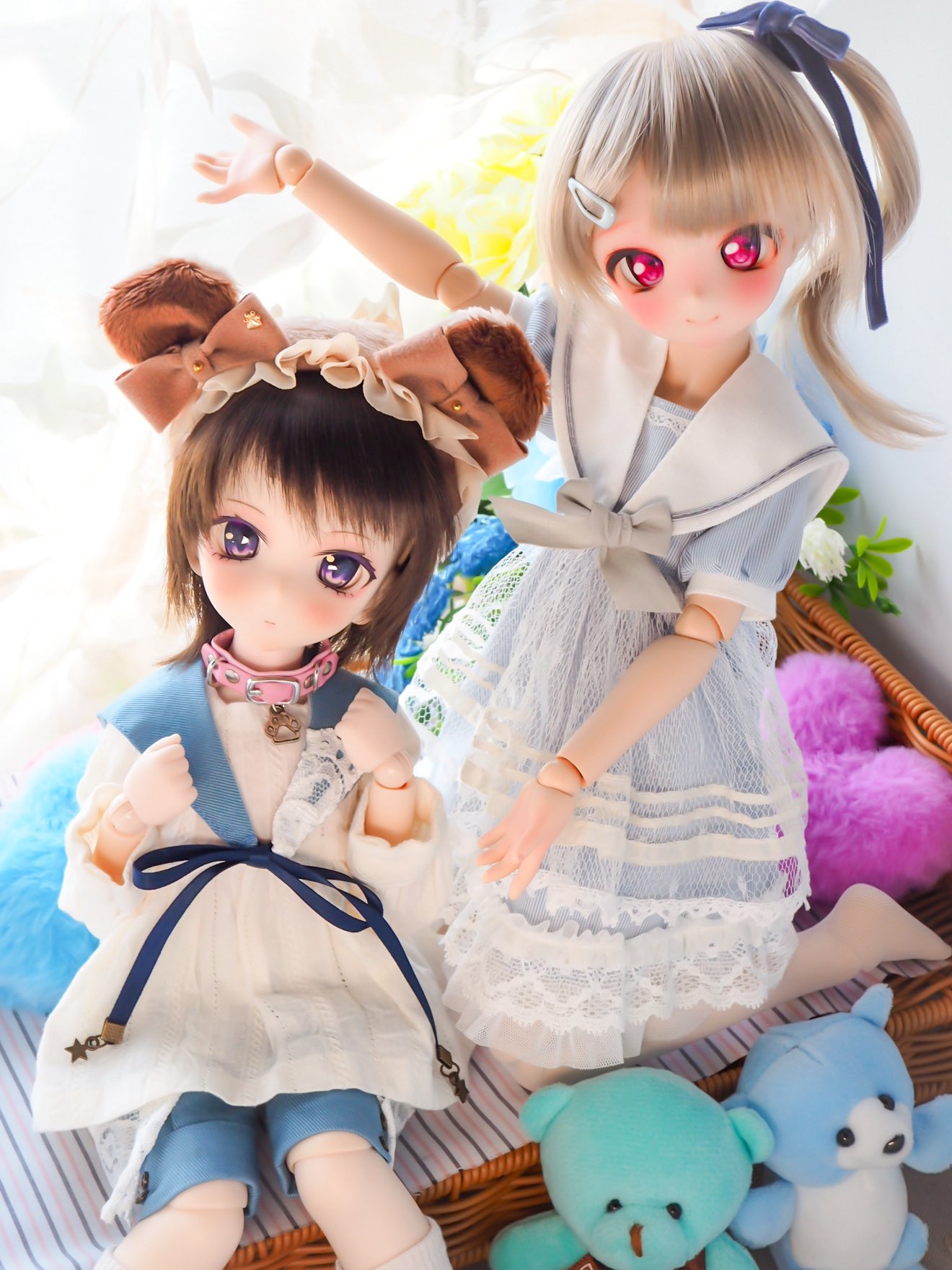 みい様同梱御依頼品❤ 伊勢型紙文様のコンパクトミラー【七宝寄せ小紋-COOL