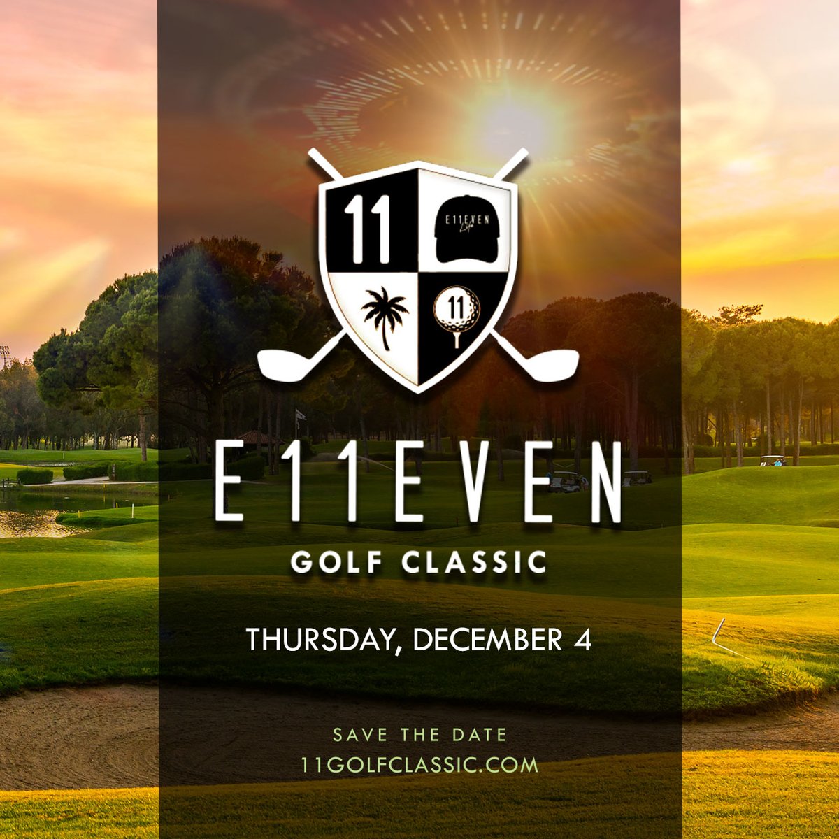Golf swings. Club things🏌‍♂🍾

The E11EVEN Golf Classic returns Thursday, December 4, where Art Basel officially tees off.

Save the date ✅ 11golfclassic.com