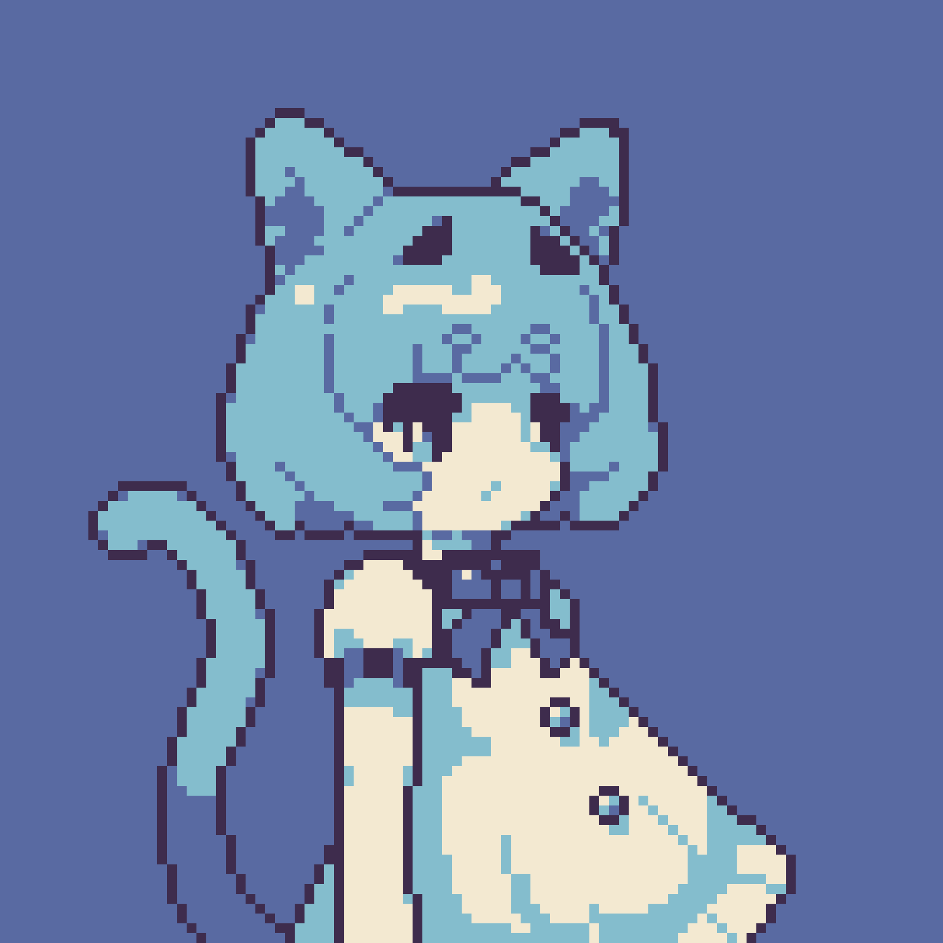 Neko　開運絵画　❀結界オルゴナイト❀ 開運】勾玉オルゴナイト【青海波】 - Plaisir～Happyの輪