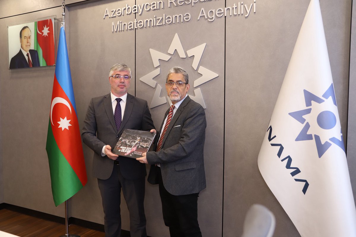 #Azerbaijan, the world’s 2nd most landmine-contaminated country, is racing against time. Thousands of deadly mines have been cleared from #Karabakh.

<a href="/UN/">United Nations</a>-based journalists <a href="/StefanoVaccara/">Stefano Vaccara</a> <a href="/Jordan_Mike/">Jordan محمدخير Dakamseh</a> visited <a href="/ANAMA_gov_az/">ANAMA</a> at the invitation of <a href="/DiasporaAz/">Azerbaijani Diaspora</a> to witness the mission.