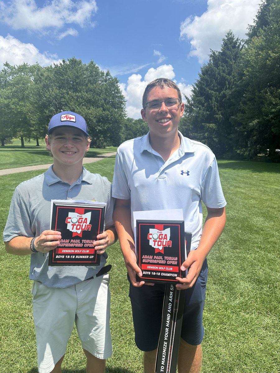 Champions and runners up from <a href="/DenisonGolfClub/">Denison Golf Club</a> <a href="/cogagolf/">COGA</a> SuperSpeed Open.