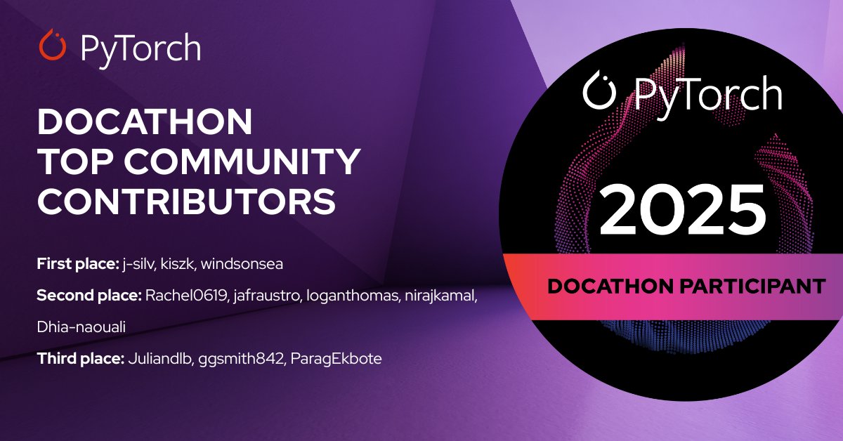 PyTorch tweet media