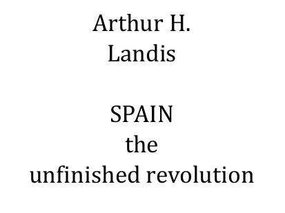 a thread on the spanish revolution