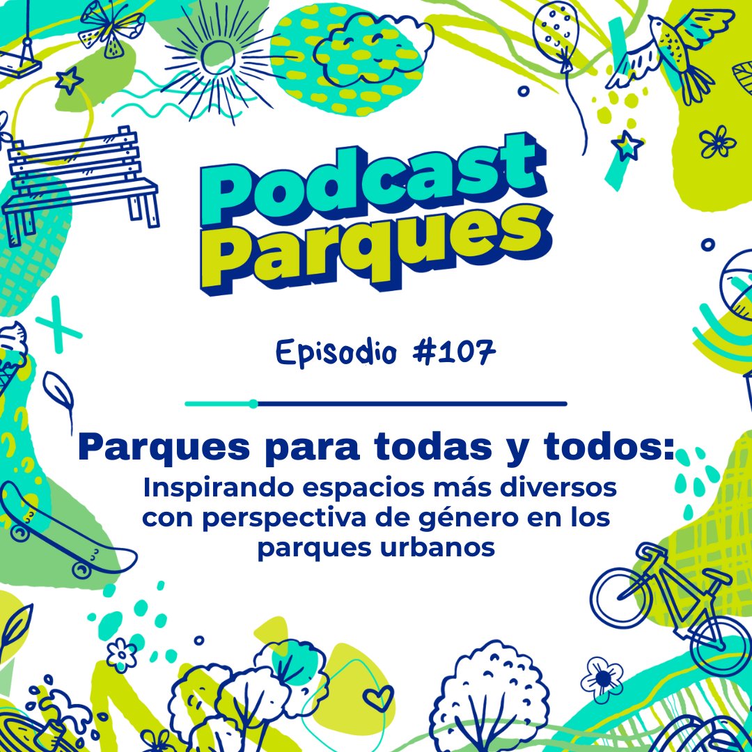 🌳 #PodcastParques 🎧 | Episodio 107
Parques para Todas y Todos 💜
Este episodio aborda cómo el diseño urbano y la gestión pueden crear espacios más justos, seguros y accesibles para todas las personas.
🎧 ¡Ya disponible! .bit.ly/4eazFtU