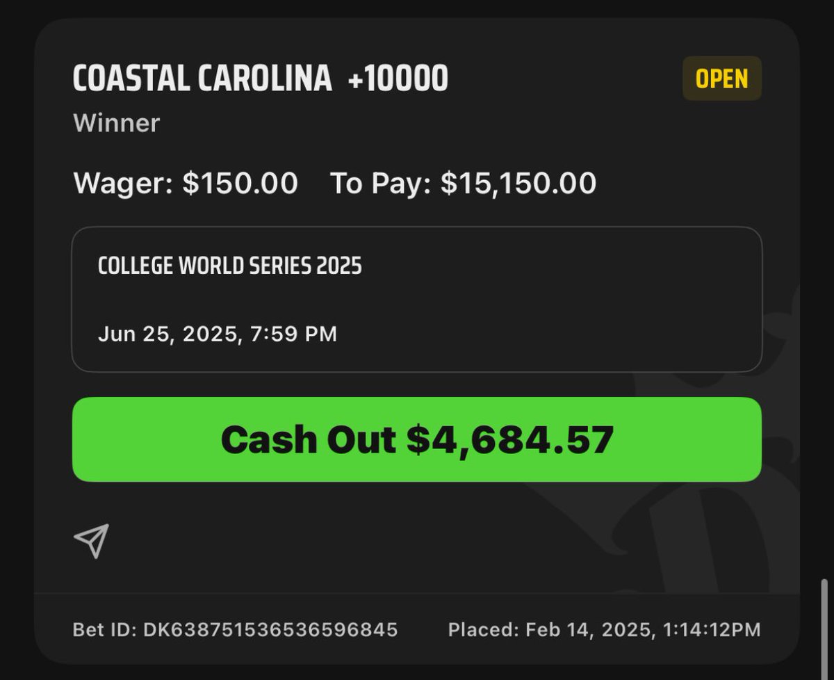 🚨 UPDATE 🚨

cc: <a href="/DraftKings/">DraftKings</a>