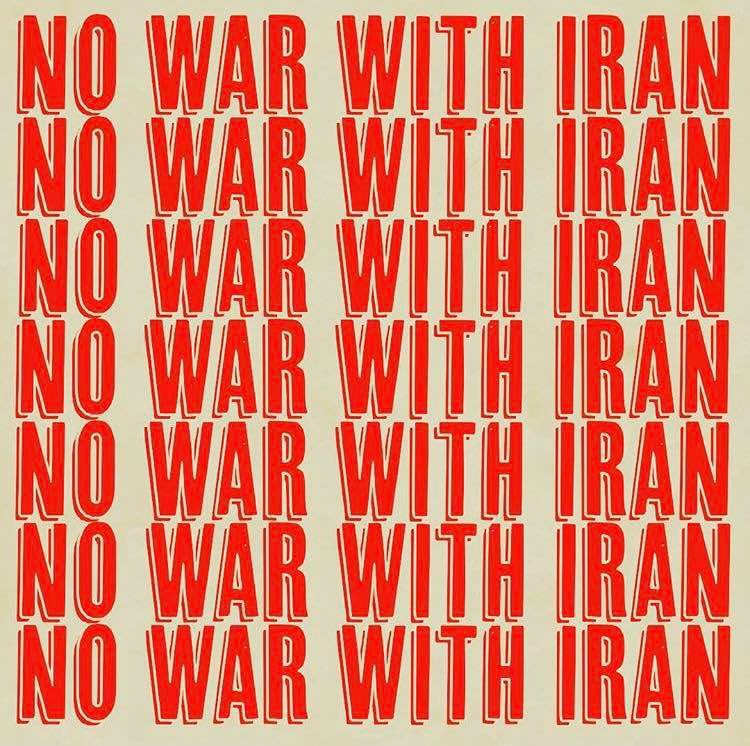 🚨🇺🇸🇮🇷 DEAR PRESIDENT TRUMP:

DO YOU HEAR US? NO WAR ON IRAN!