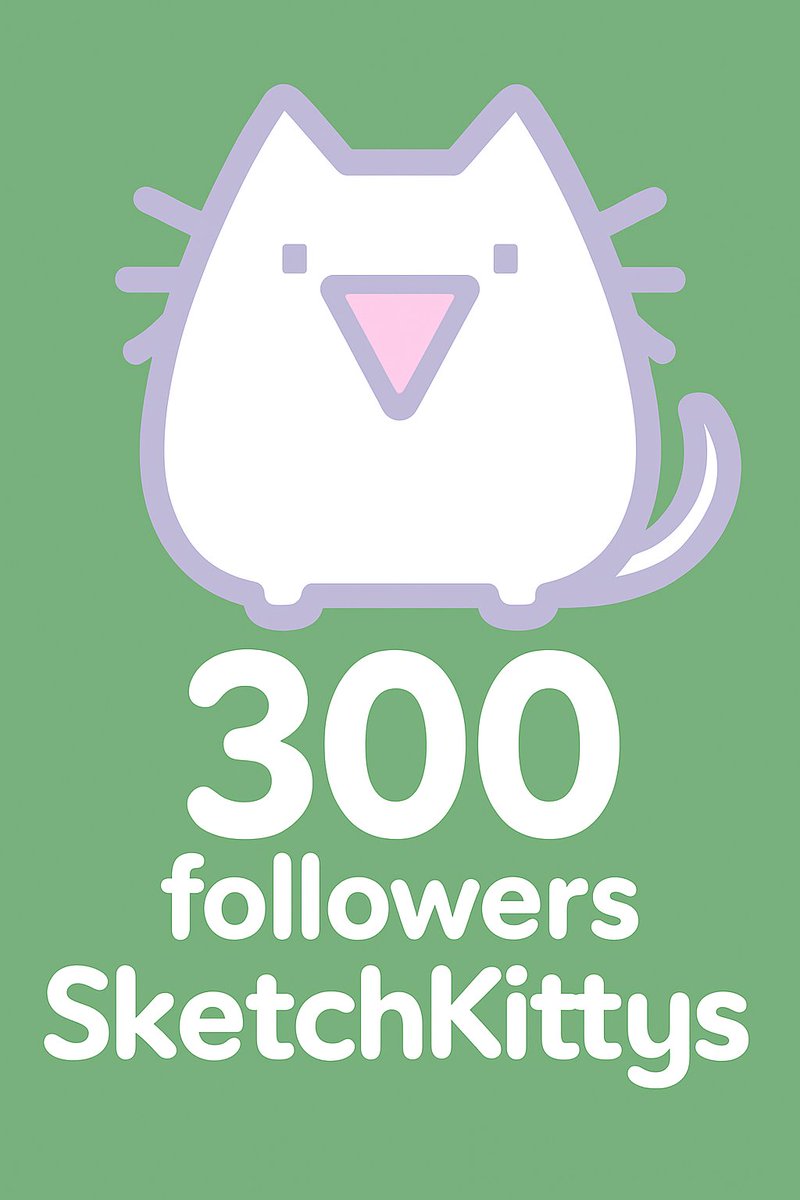 🎉We just hit 300 followers… and trust us:🎉

You’ll want to say you were here before the ink dried.

Something sketchy is brewing 🐾🖋️

#SketchKittys #Base #Web3 #NFTCollection #Opensea #SketchKittysArmy