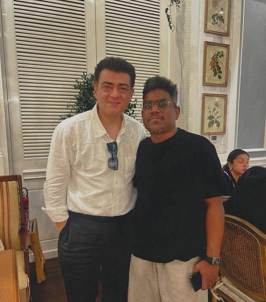 Yuvan Souls (@yuvansoulhealer) on Twitter photo After more than a decade, this picture isn’t just a photo – it’s pure emotion.❤️🔥
Time has passed… but the bond, the love, even the pose – untouched. #AK × #U1 in one frame again. 🥰
#AjithKumar𓃵 | #Yuvan | <a href="/thisisysr/">Raja yuvan</a> After more than a decade, this picture isn’t just a photo – it’s pure emotion.❤️🔥
Time has passed… but the bond, the love, even the pose – untouched. #AK × #U1 in one frame again. 🥰
#AjithKumar𓃵 | #Yuvan | <a href="/thisisysr/">Raja yuvan</a>
