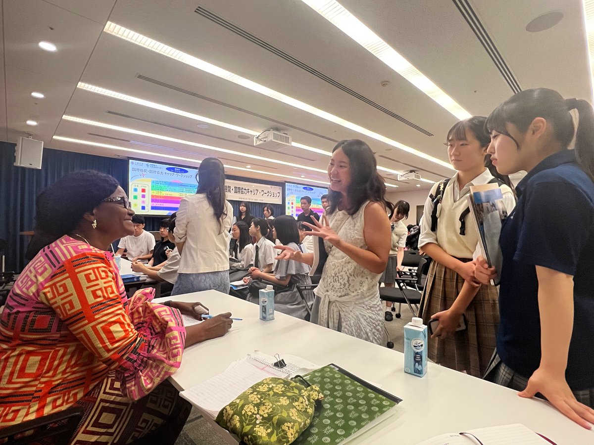 MercyTembon's tweet image. A day of ideas, insight & inspiration in Japan! From high school panels to university workshops to policy roundtables—grateful for the chance to engage with brilliant minds at IGHS, Sophia University & beyond. #EducationMatters #PartnershipsForImpact
