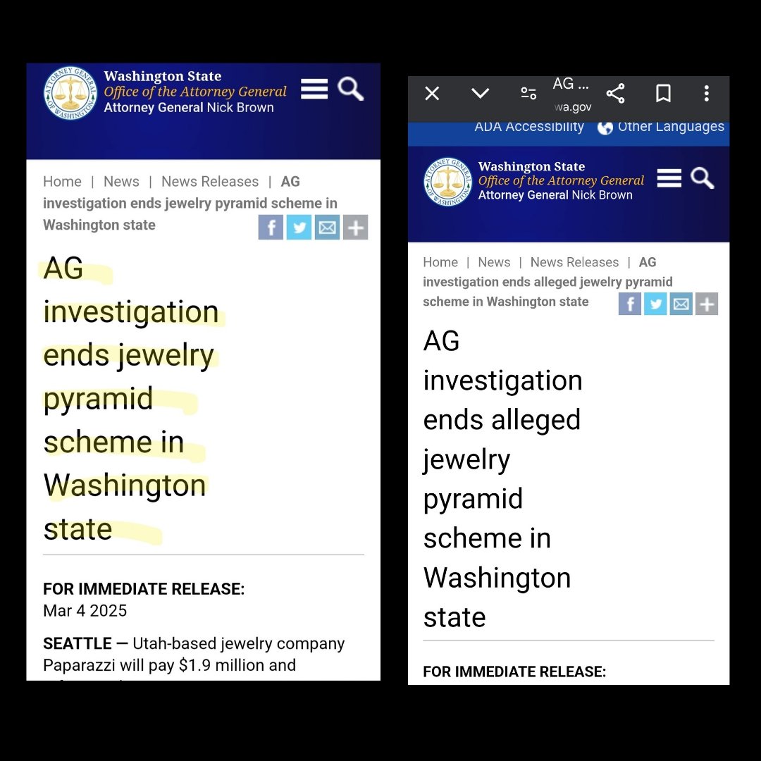 You can have an AG investigation that ends an alleged pyramid scheme in Washington state.