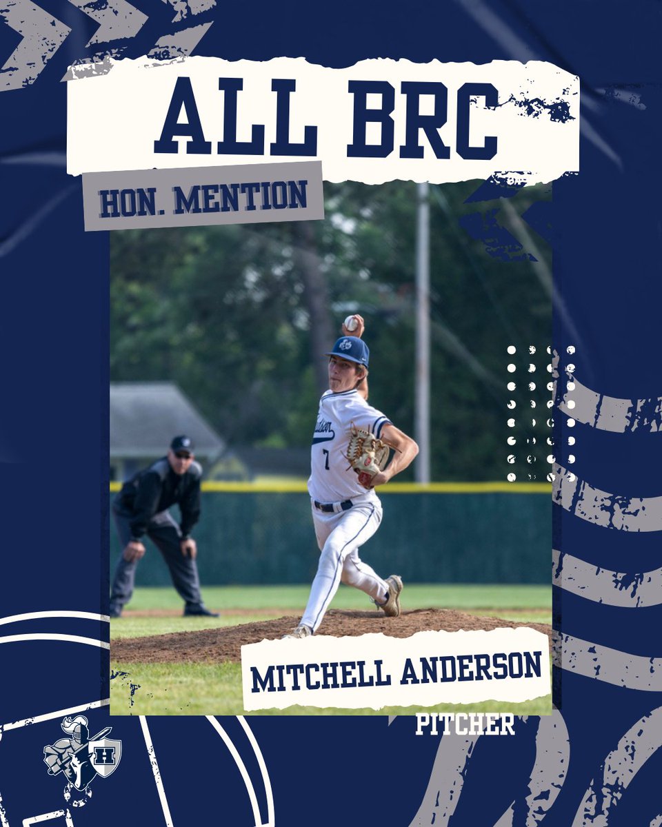 Congrats to Mitchell for being named Honorable Mention All BRC  #GoRaiders #Family