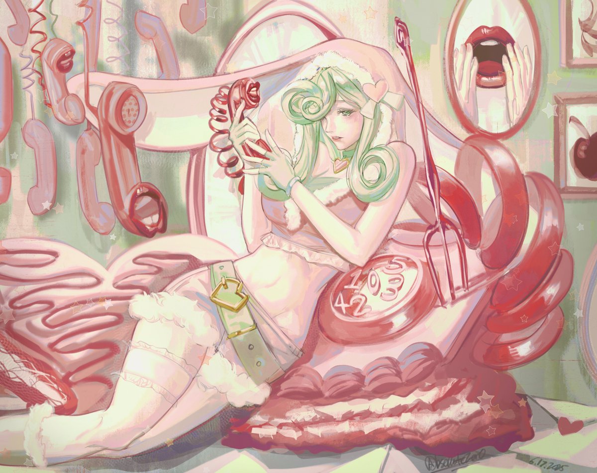 ⋆˙⟡ Hey, can you pick up the phone? (˶˃ᆺ˂˶) ⋆˙⟡

⋆˙⟡ Artist: <a href="/ZLY0127/">Abst_0</a>  ⋆˙⟡
#mintymelody #mintymart #vtuber