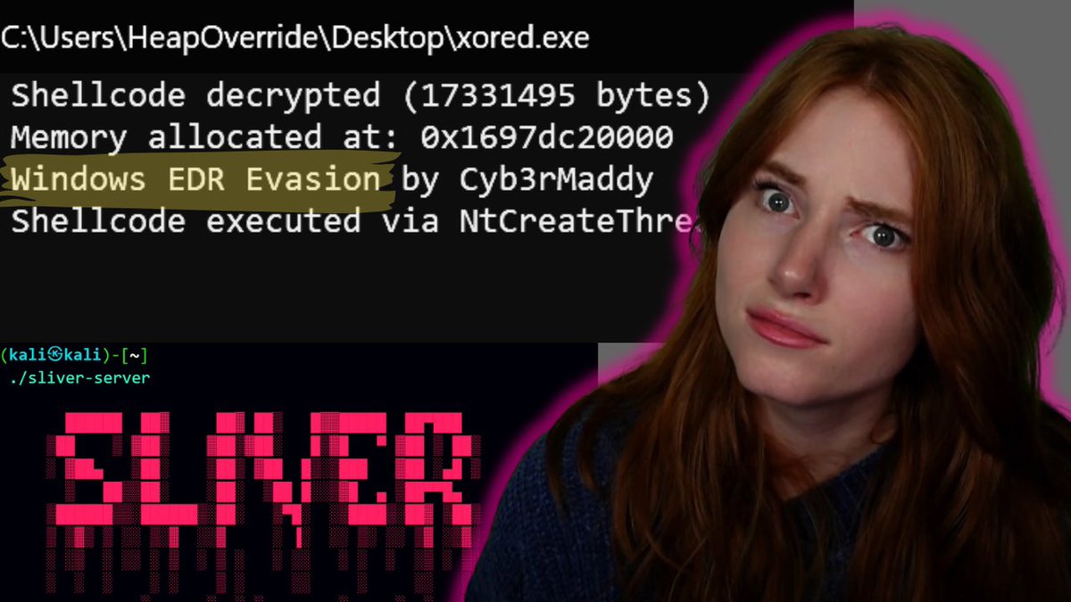 🔥 BYPASS WINDOWS DEFENDER

XOR-obfuscate a Sliver C2 payload on Kali, forge a stealth C++ loader, and drop a reverse shell on Win10 in seconds.

OUT NOW: 
youtu.be/lC9zh3_S-zg